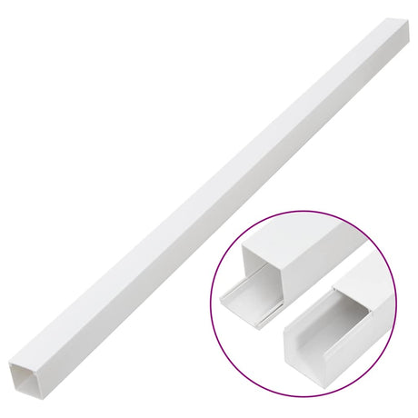 Kanał kablowy Vidaxxl 33x33 mm 30 m PVC
