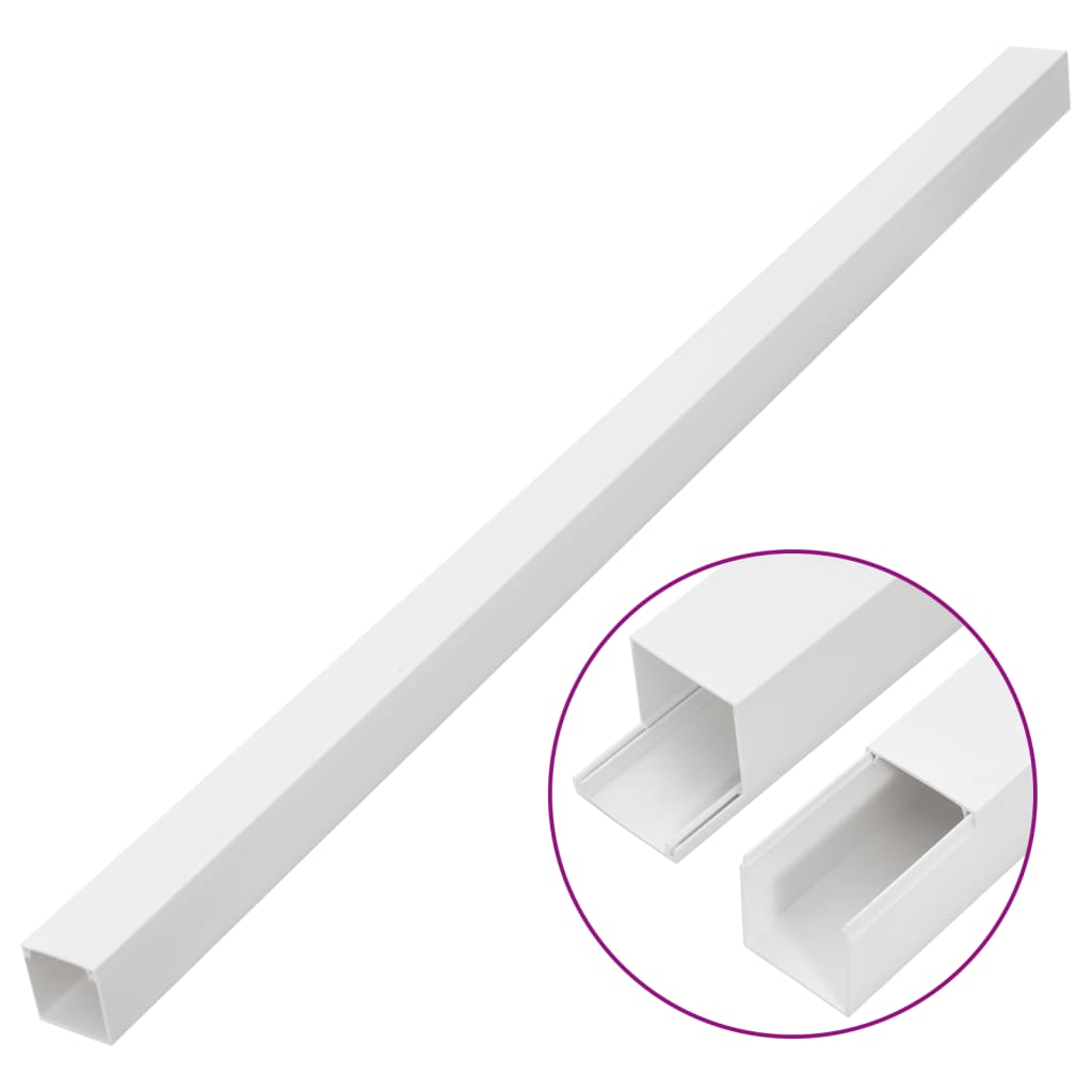 Kanał kablowy Vidaxxl 50x25 mm 30 m PVC