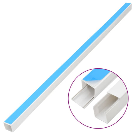 Korytko kablowe Vidaxxl samoprzylepne 25x25 mm 10 m PVC