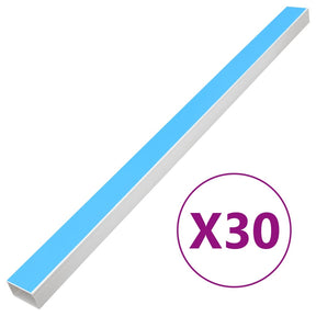Korytko kablowe Vidaxxl samoprzylepne 50x25 mm 30 m PVC
