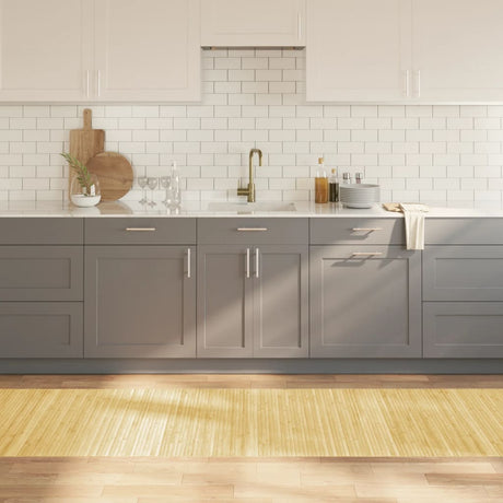 Dywan prostokątny Vidaxx 80x500 cm bambus jasny naturalny