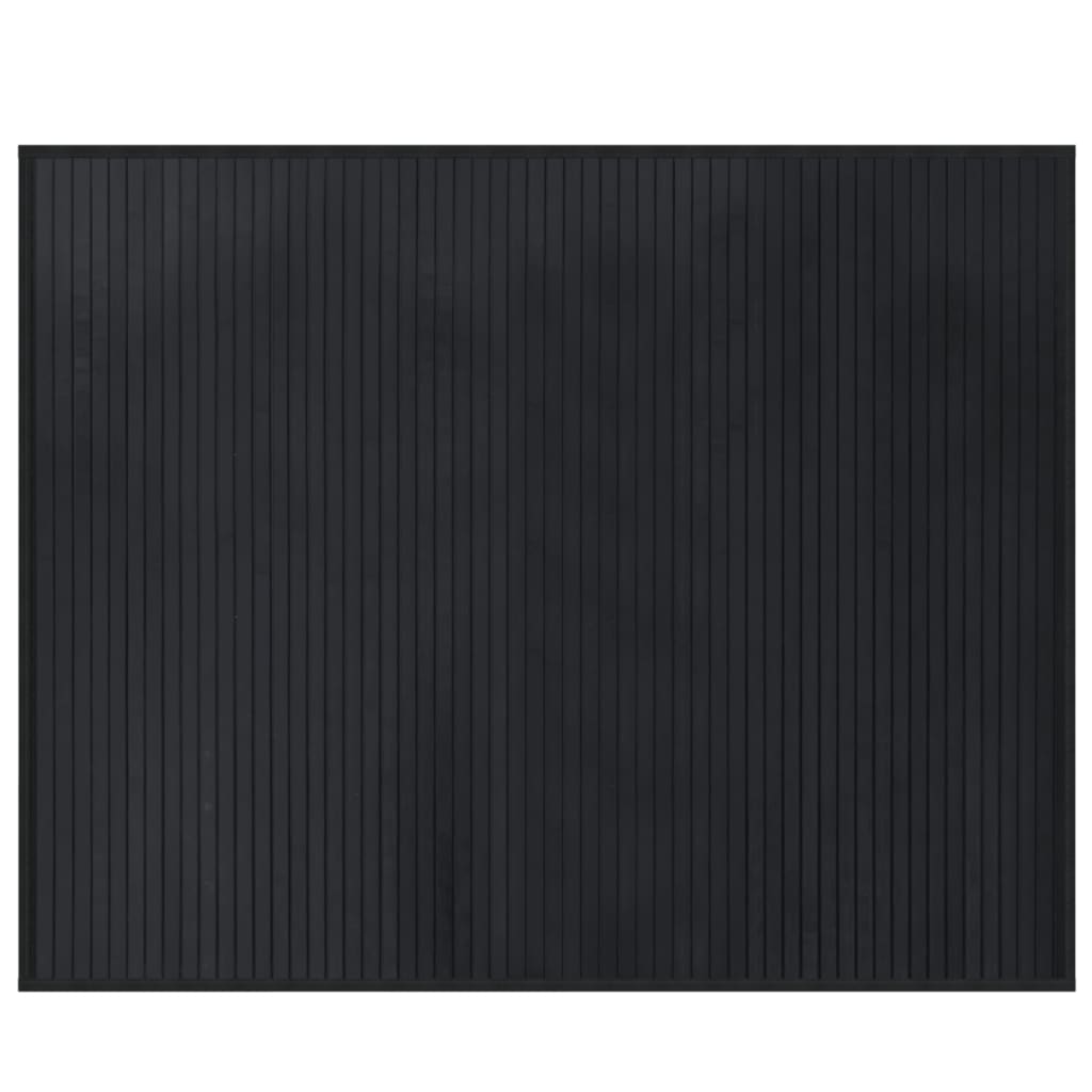 Dywan prostokątny Vidaxx 80x100 cm bambusowy czarny