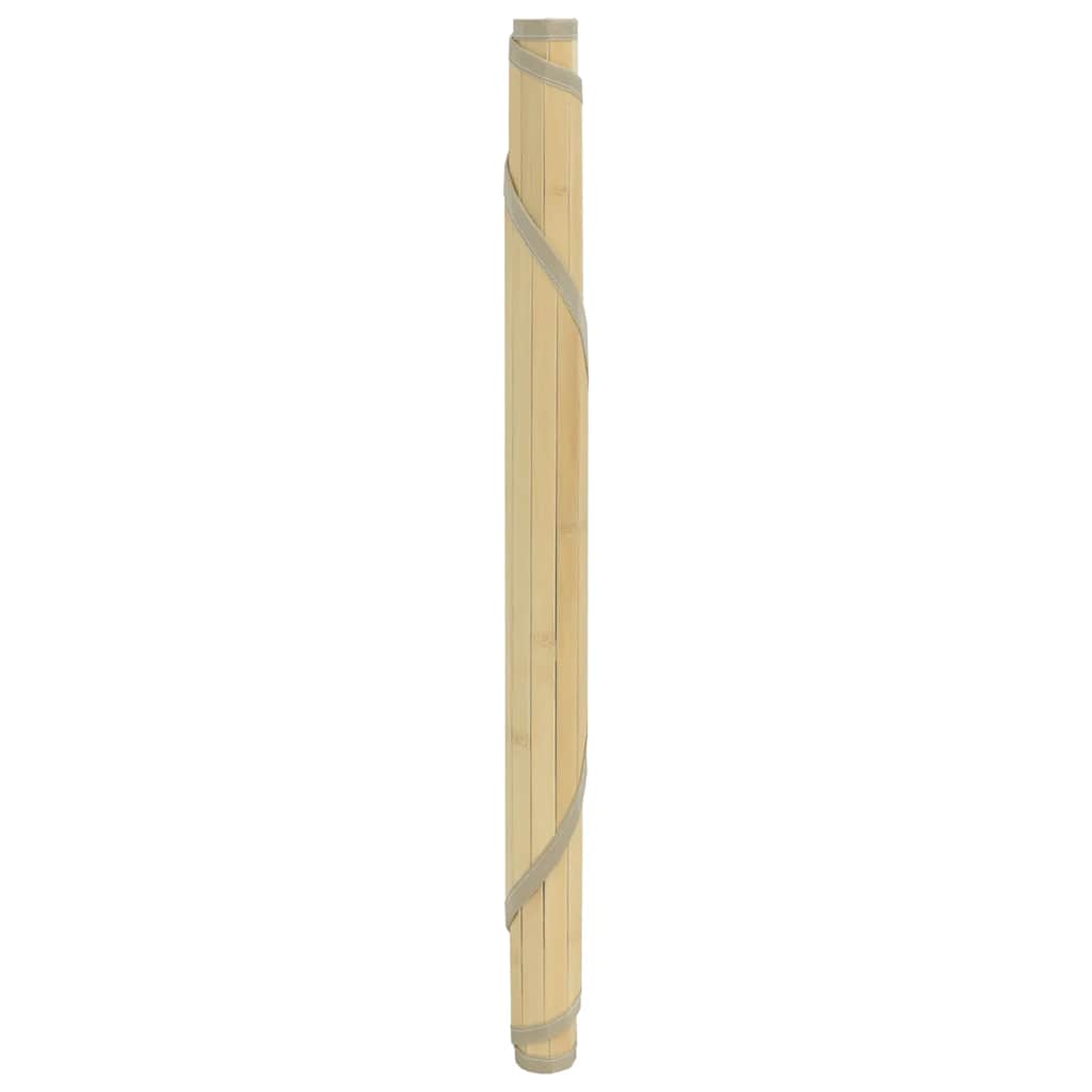 Dywan VidaXL okrągły 60 cm, bambusowy, jasny, naturalny