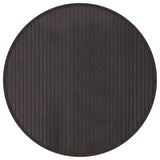 Dywan VidaXL okrągły, bambusowy, ciemnobrązowy, 60 cm