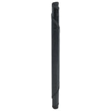 Vidaxl vloerkleed rond 80 cm bamboe zwart