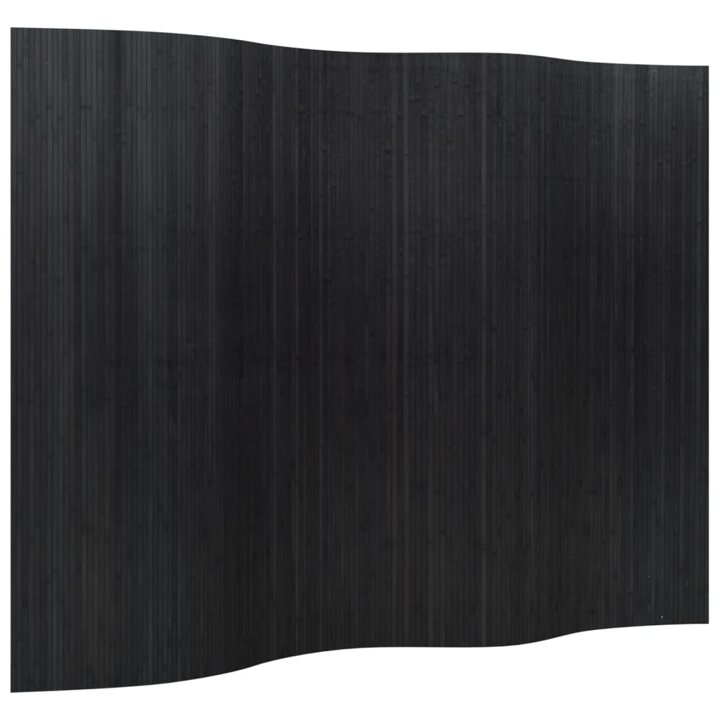 Vidaxl kamerscherm breedte 250 cm hoogte 165 cm bamboe zwart