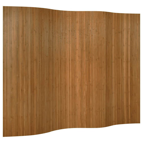 Vidaxl kamerscherm breedte 250 cm hoogte 165 cm bamboe bruin