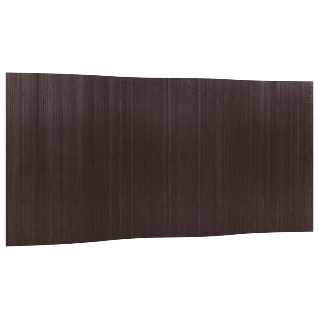 Vidaxl kamerscherm breedte 400 cm hoogte 165 cm bamboe donkerbruin