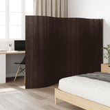 Vidaxl kamerscherm breedte 400 cm hoogte 165 cm bamboe donkerbruin