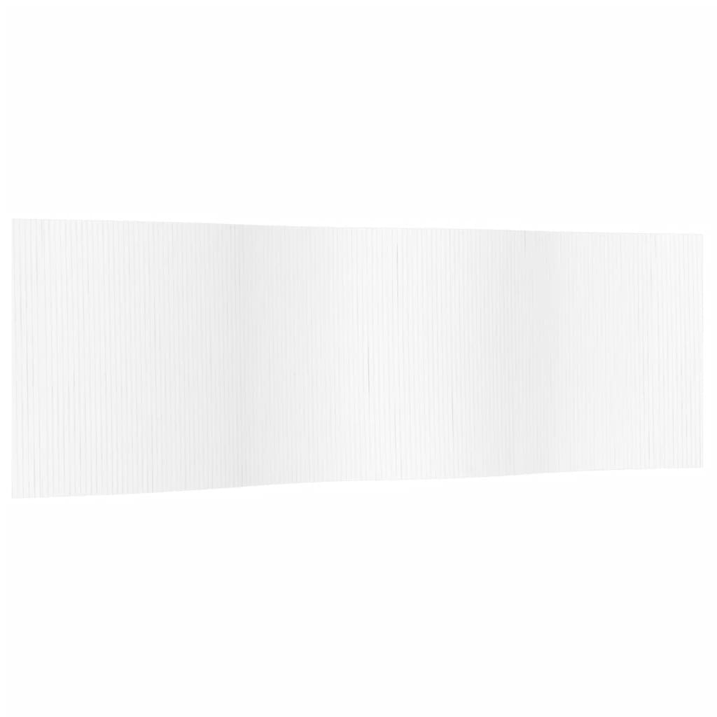 Vidaxl kamerscherm breedte 600 cm hoogte 165 cm bamboe wit