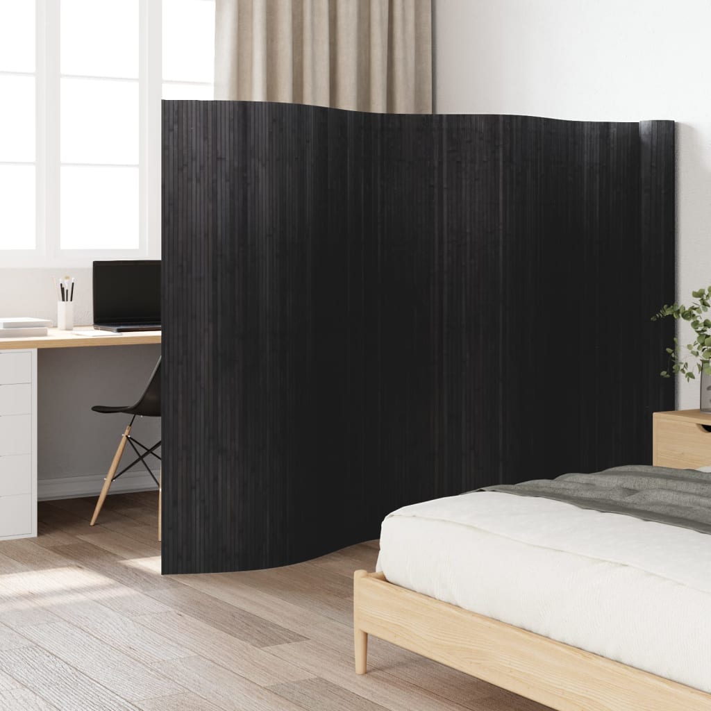 Vidaxl kamerscherm breedte 800 cm hoogte 165 cm bamboe grijs
