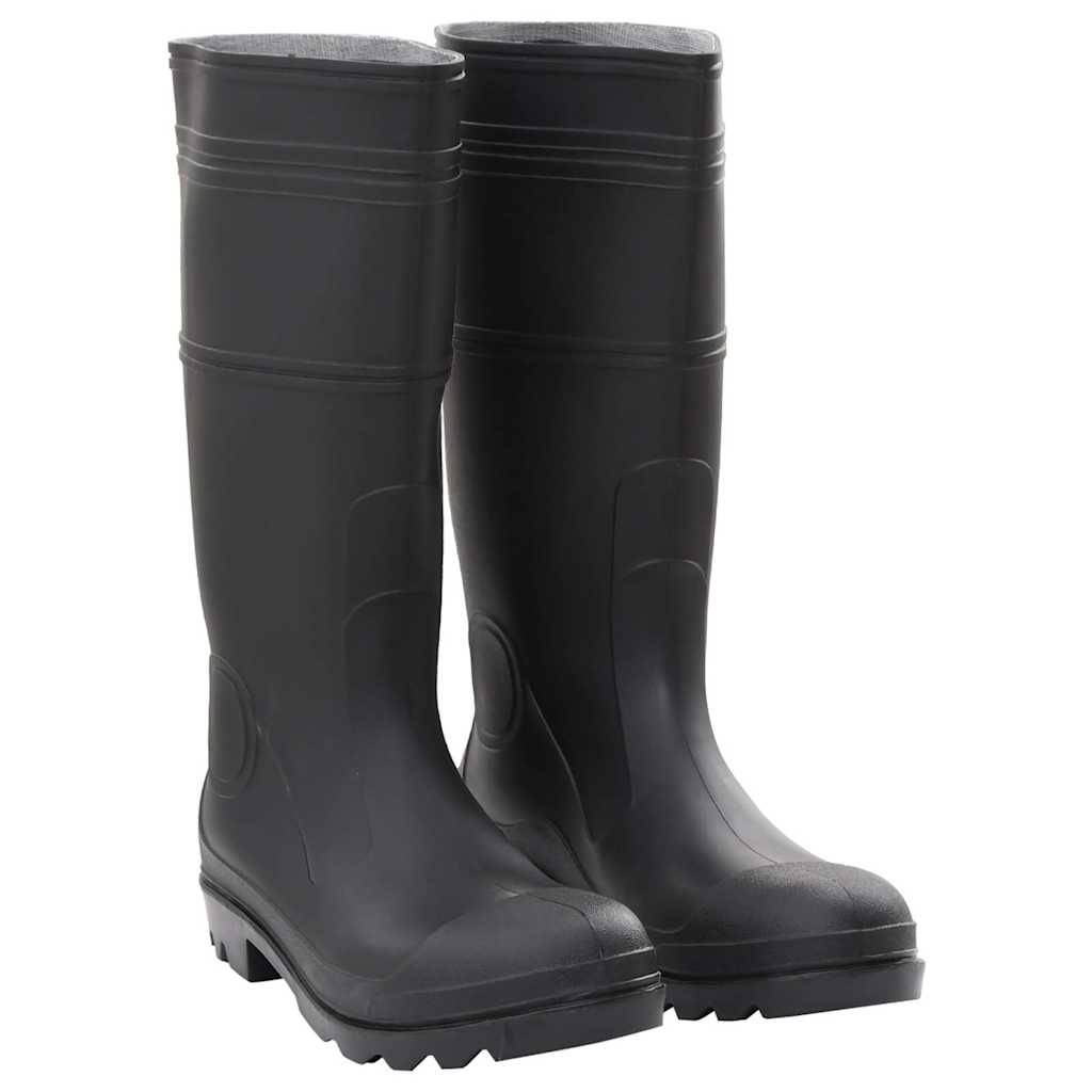 Buty przeciwdeszczowe VidaXL rozmiar 44, PCV, czarne