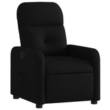 Vidaxl fauteuil verstelbaar stof zwart
