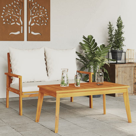 Vidaxl tuinset met kussens massief acaciahout