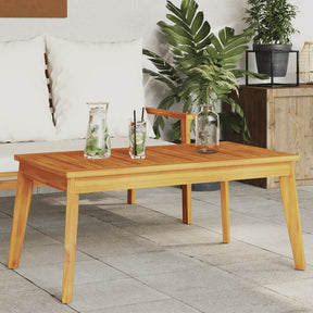Vidaxl tuintafel 100x55x45 cm massief acaciahout