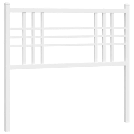 Vidaxl vervangend hoofdbord 100 cm metaal wit