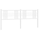 Vidaxl vervangend hoofdbord 180 cm metaal wit