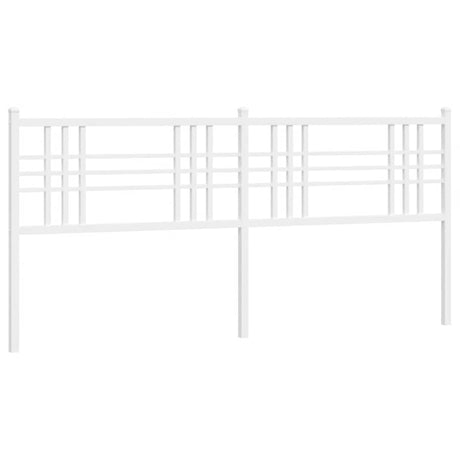 Vidaxl vervangend hoofdbord 180 cm metaal wit