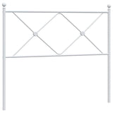 Vidaxl vervangend hoofdbord 100 cm metaal wit