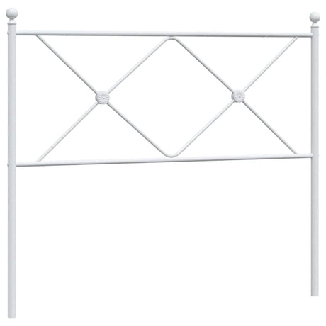 Vidaxl vervangend hoofdbord 100 cm metaal wit