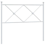 Vidaxl vervangend hoofdbord 107 cm metaal wit