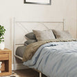 Vidaxl vervangend hoofdbord 107 cm metaal wit