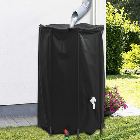 Zbiornik na wodę VidaXL z kranem, składany, 500 l, PCV