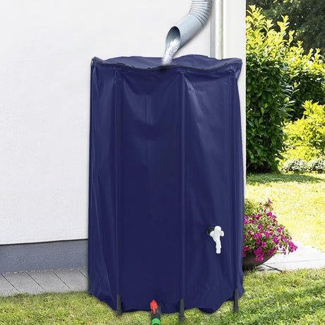 Zbiornik na wodę VidaXL z kranem, składany, 500 l, PCV