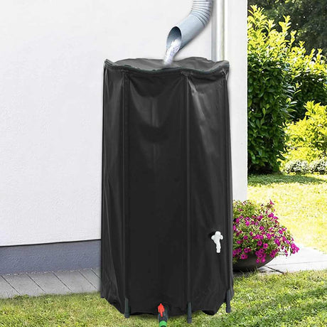 Zbiornik na wodę VidaXL z kranem, składany, 250 l, PCV