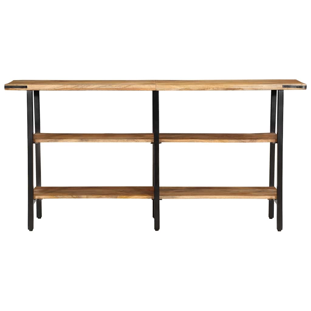 Vidaxl wandtafel 140x35x70 cm massief mangohout