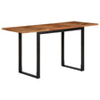 Vidaxl eettafel 140x70x75 cm massief acaciahout
