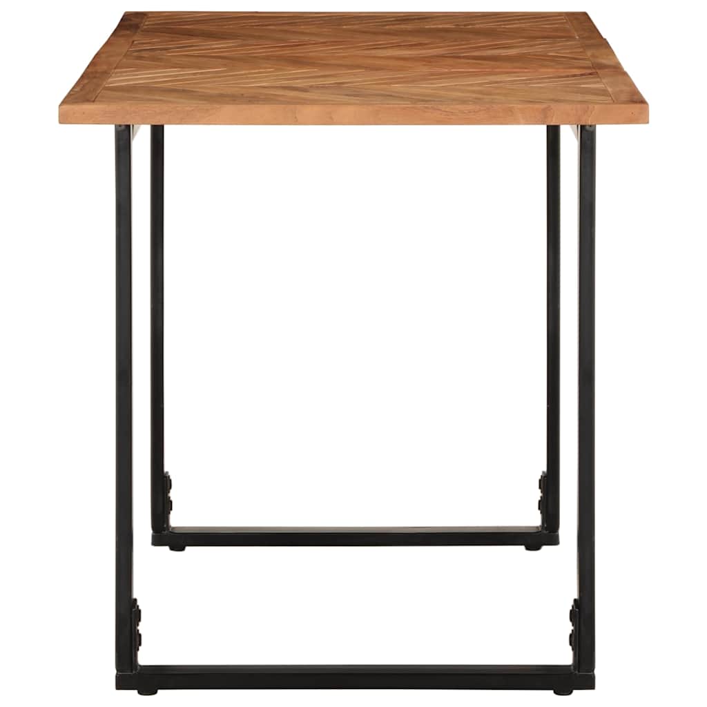 Vidaxl eettafel 140x70x75 cm massief acaciahout