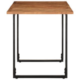 Vidaxl eettafel 140x70x75 cm massief acaciahout