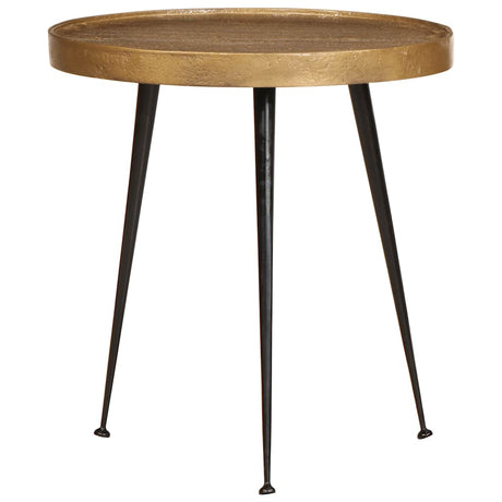 Vidaxl salontafel 2 stuks gouden bewerkt hout
