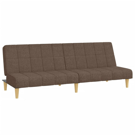Vidaxl slaapbank 2-zits stof taupe