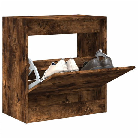 Szafka na buty Vidaxx 60x34x63,5 cm drewno przetworzone, dąb wędzony