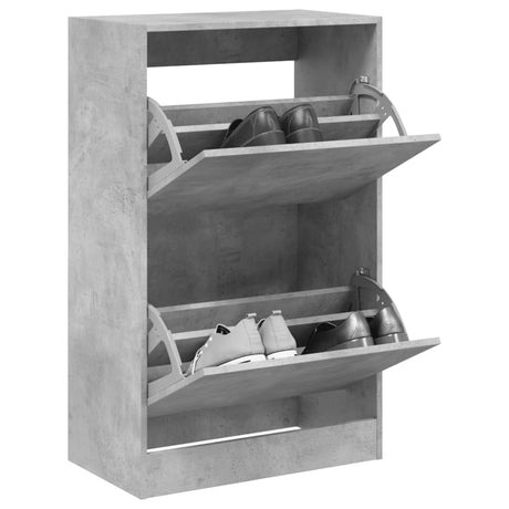 Szafka na buty Vidaxx 60x34x96,5 cm drewno konstrukcyjne, beton szary