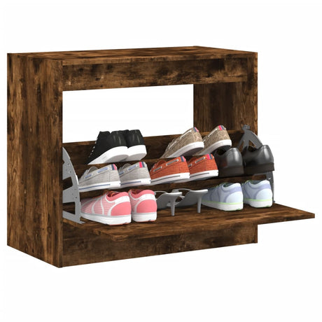 Szafka na buty Vidaxx 80x42x69 cm drewno przetworzone, dąb wędzony