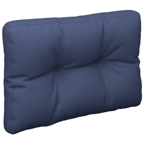 Vidaxl palletkussens 2 st stof marineblauw