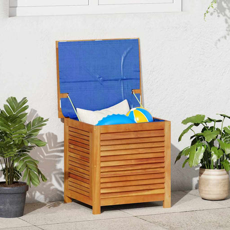 Vidaxl tuinbox met jaloezieën 60x50x56 cm massief acaciahout