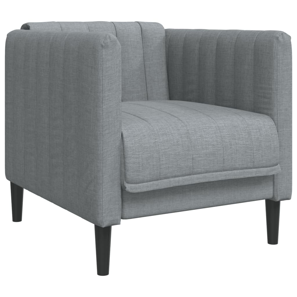 Vidaxl fauteuil stof donkergrijs