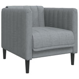 Vidaxl fauteuil stof donkergrijs
