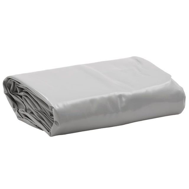 Plandeka Vidaxl 650 g m² ø 2 m szara