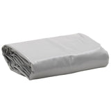 Plandeka Vidaxl 650 g m² ø 4 m szara