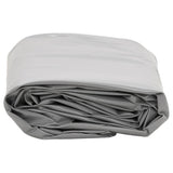 Plandeka Vidaxl 650 g m² ø 4 m szara