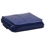 Plandeka Vidaxl 650 g m² ø 2,4 m niebieska