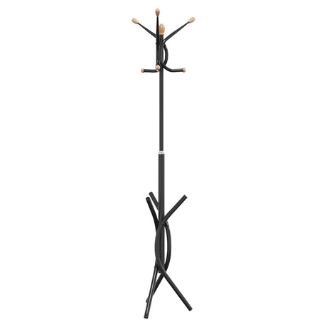 Wieszak VidaXL 176 cm, żelazny, malowany proszkowo, czarny