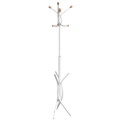 Wieszak VidaXL 176 cm, żelazny, malowany proszkowo, biały