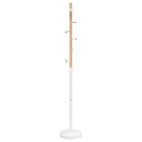 Wieszak VidaXL 177 cm, żelazny, malowany proszkowo, biały