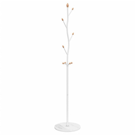 Wieszak VidaXL 177 cm, żelazny, malowany proszkowo, biały